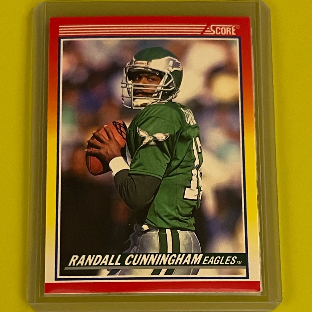 Randall Cunningham #605 1990 Score Football Trading Card